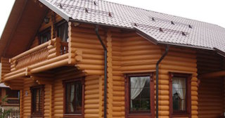 Строительство дома из оцилиндрованного бревна в Дзержинске - от 136617 рублей